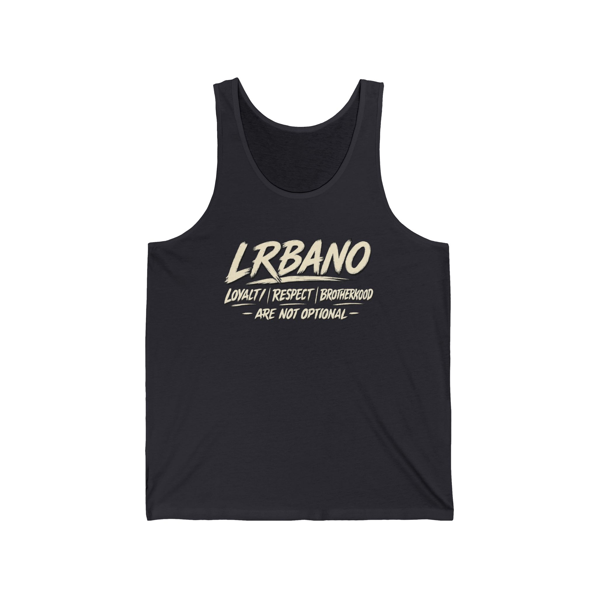 LBRANO Loyalty Brotherhood Respect Tank Top — Bold Graphic Sleeveless Shirt - Image 4