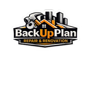 BackUp Plan Repair and Renovations Kiss-Cut Stickers
