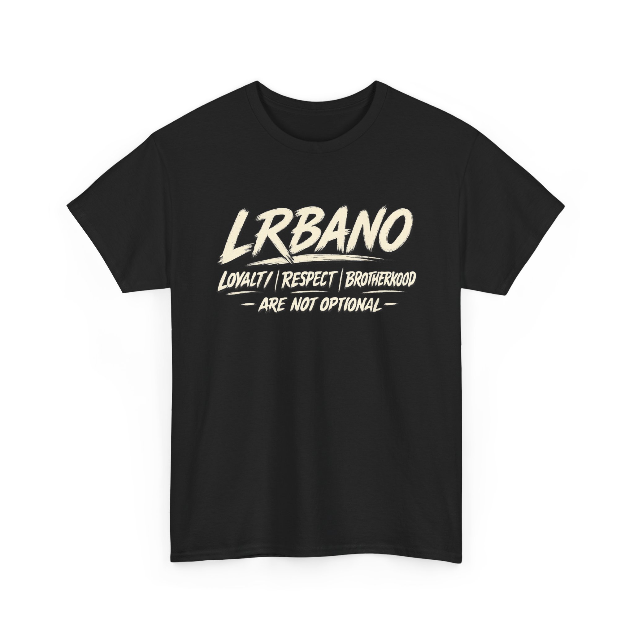 LBRANO Loyalty Brotherhood Respect Tee — Inspirational Graphic T‑Shirt - Image 3
