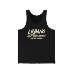 LBRANO Loyalty Brotherhood Respect Tank Top — Bold Graphic Sleeveless Shirt