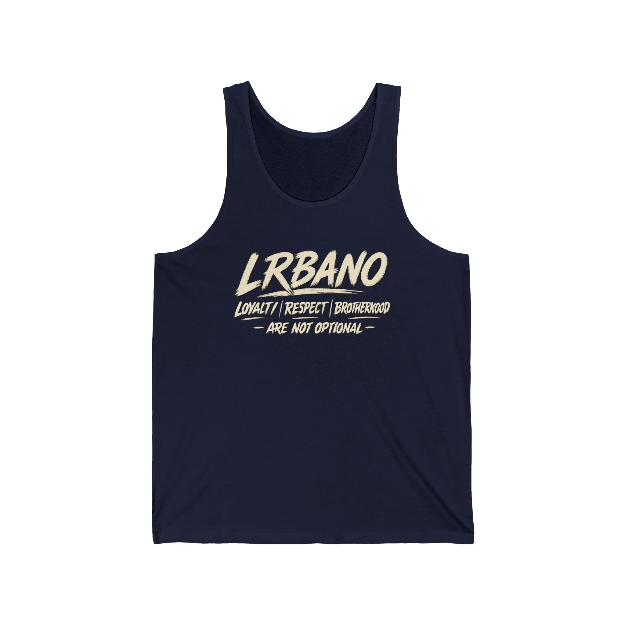 LBRANO Loyalty Brotherhood Respect Tank Top — Bold Graphic Sleeveless Shirt - Image 7