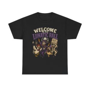 Welcome to the Lunatic Ball T-Shirt — Vintage Circus Monster Graphic Tee