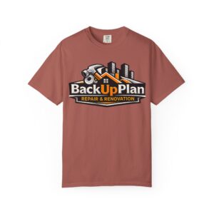 Back Up Plan Repair & Renovation T-Shirt | Construction Logo Tee