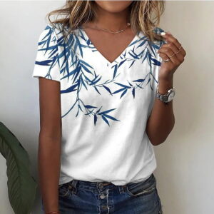 3D Rose Morning Glory Graphic T-Shirt