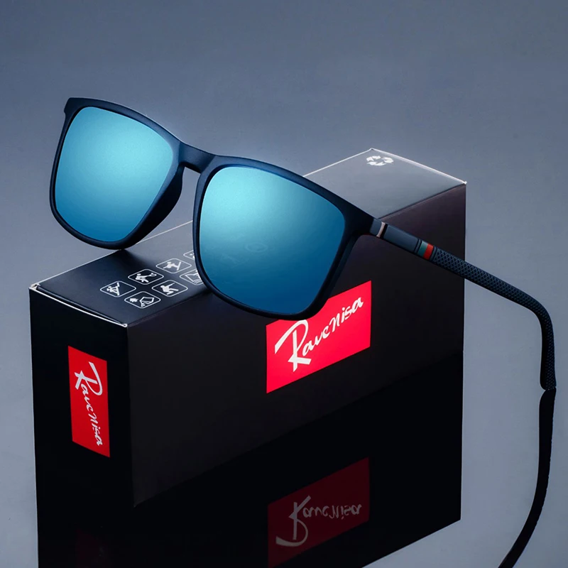 Ravenisa Rectangle Polarized Sunglasses for Men, TAC Lenses - Image 3