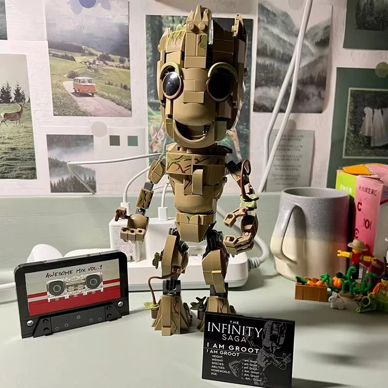 Hot Toys I Am Groot Building Bricks 76217 (Compatible Small Blocks) Unisex - Image 3