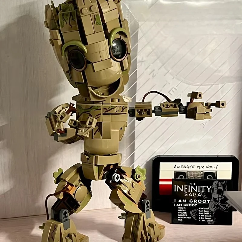 Hot Toys I Am Groot Building Bricks 76217 (Compatible Small Blocks) Unisex