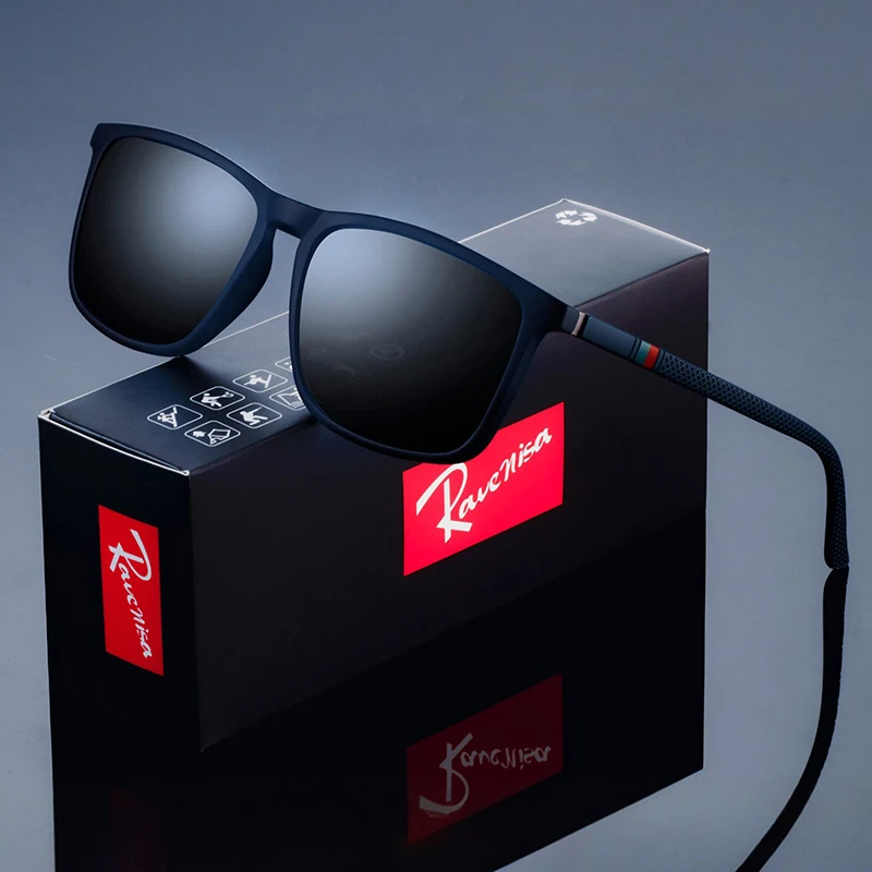 Ravenisa Rectangle Polarized Sunglasses for Men, TAC Lenses - Image 2