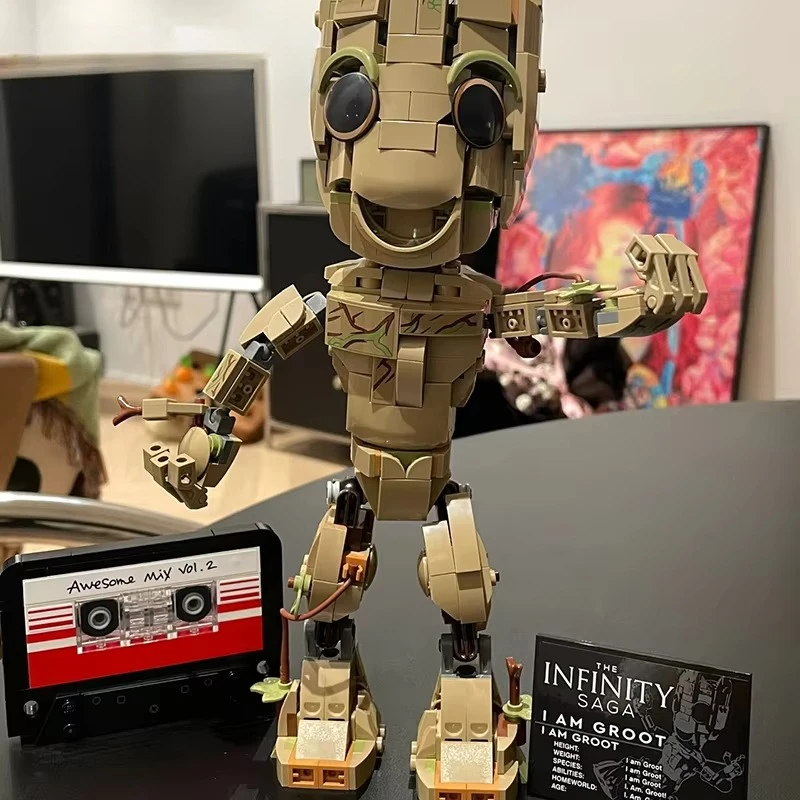 Hot Toys I Am Groot Building Bricks 76217 (Compatible Small Blocks) Unisex - Image 4