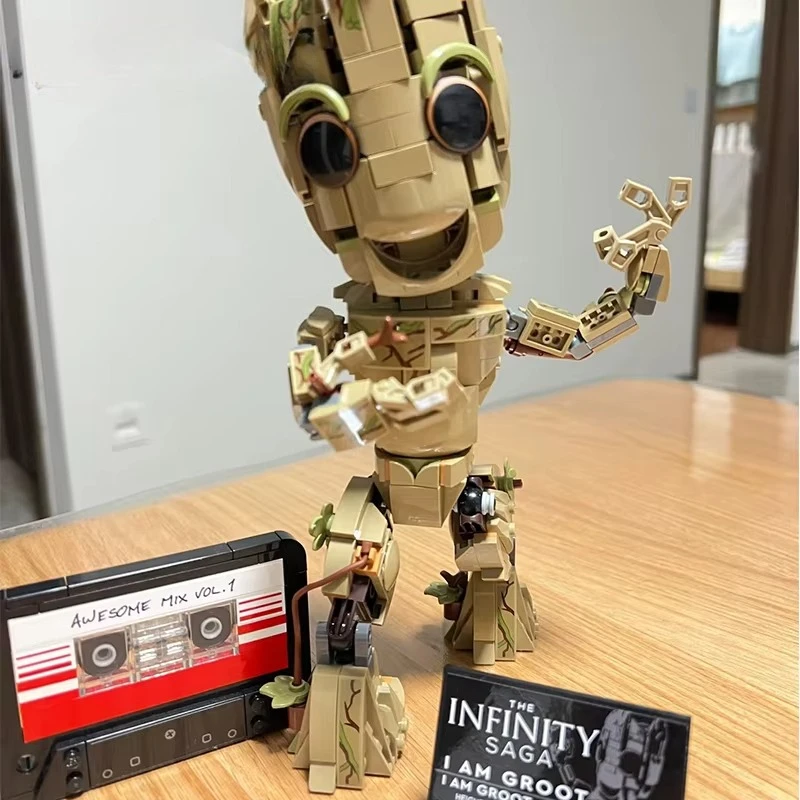 Hot Toys I Am Groot Building Bricks 76217 (Compatible Small Blocks) Unisex - Image 5