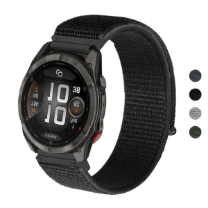 QuickFit Nylon Watch Strap Compatible with Garmin (22mm/26mm)