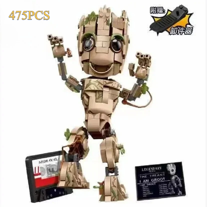 Hot Toys I Am Groot Building Bricks 76217 (Compatible Small Blocks) Unisex - Image 7