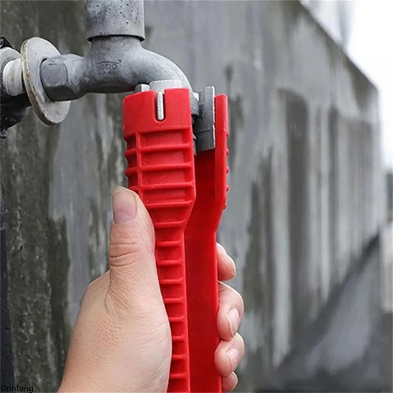 Onnfang 8-in-1 Non-Slip Flume & Faucet Pipe Repair Wrench Tool (Alloy) - Image 5