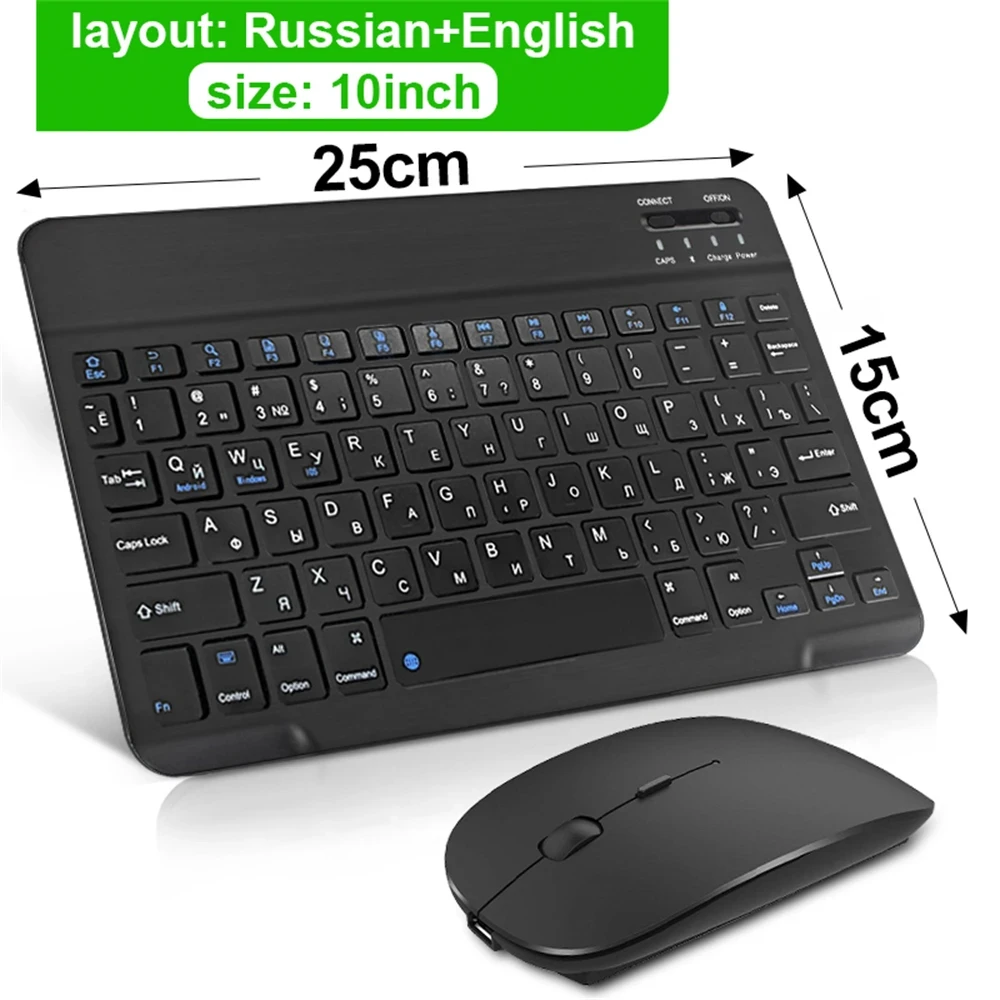 All-in-One Bluetooth Wireless Keyboard and Mouse for iOS, Android, and Windows Tablets - Image 20