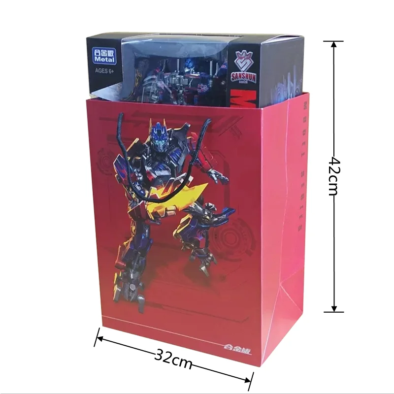 BLOKEES 30CM Transformation Robot Model Toy (Optimus Prime/Bumblebee/Megatron) Alloy Star Commander Truck - Image 6