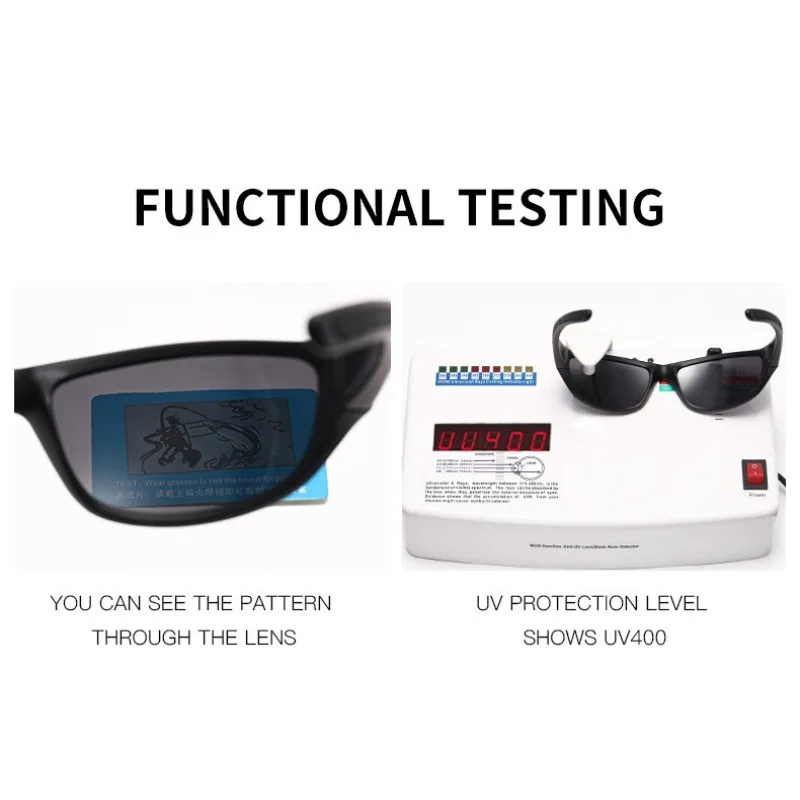 DIXSG Photochromic Polarized Sports Sunglasses with Mirrored Lenses 1027 - Image 3