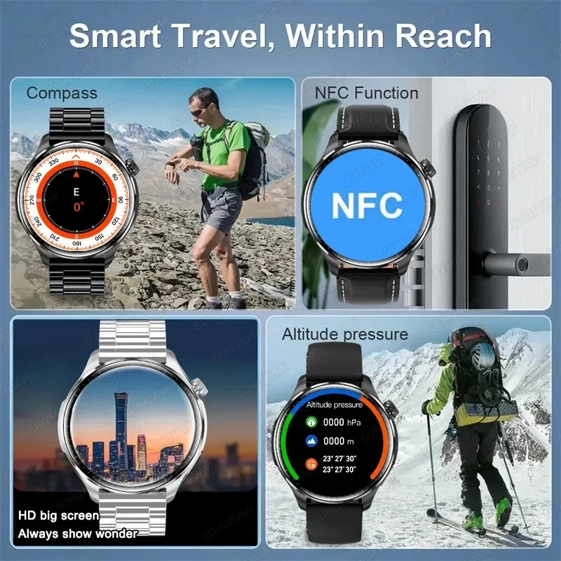 2026 TAVYU GPS SmartWatch - Bluetooth Calling, IP68 Waterproof, AMOLED Display - Image 4