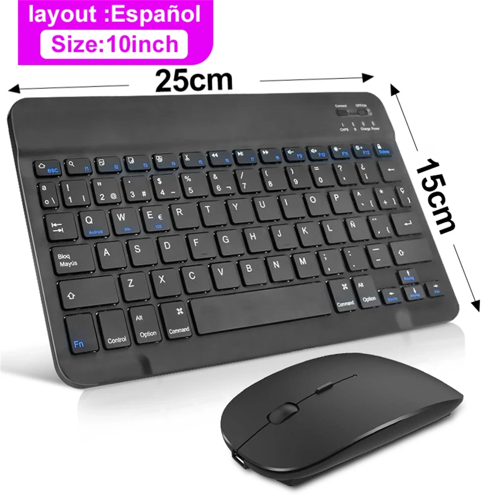 All-in-One Bluetooth Wireless Keyboard and Mouse for iOS, Android, and Windows Tablets - Image 18