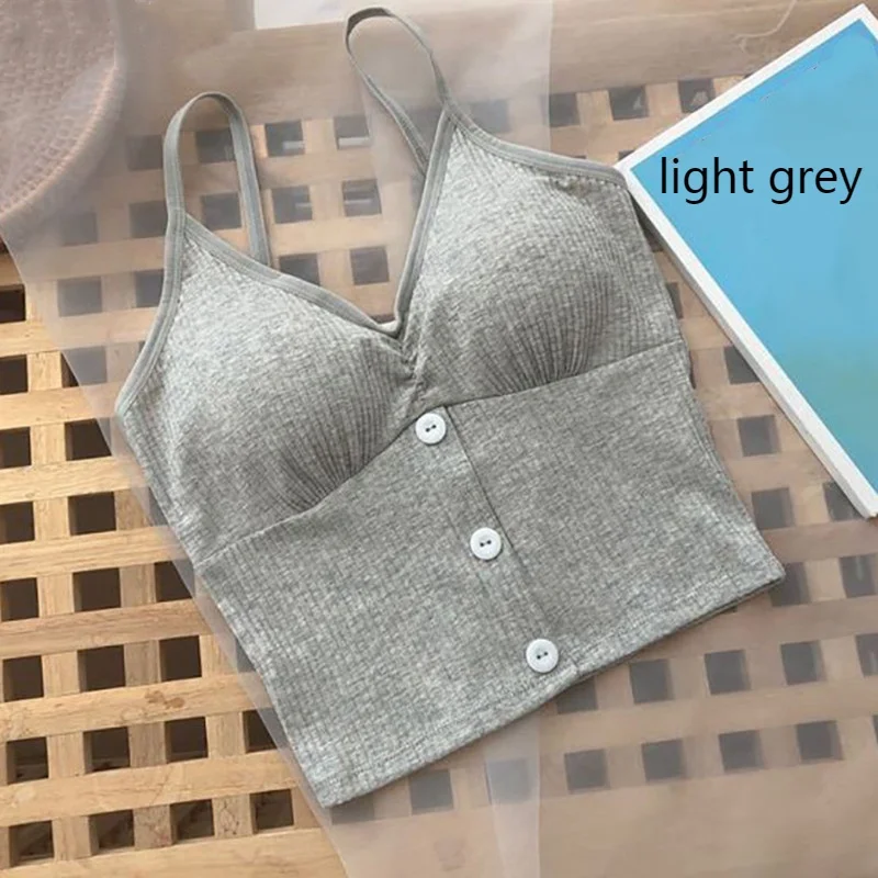 Stylish Women's Knitted Tank Top - Casual Vest with Button Detail - Image 9