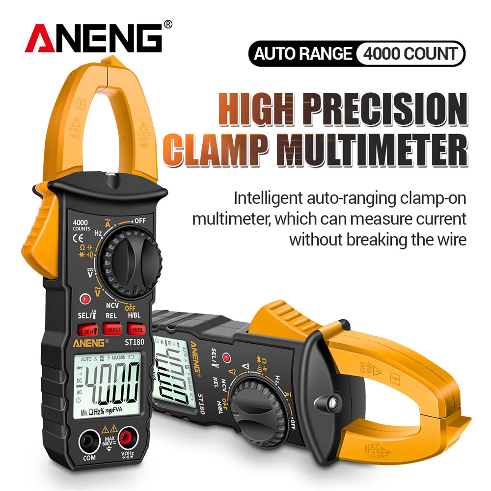 ANENG ST180 Digital AC Current Clamp Meter - Precision & Versatility for Electrical Projects - Image 3