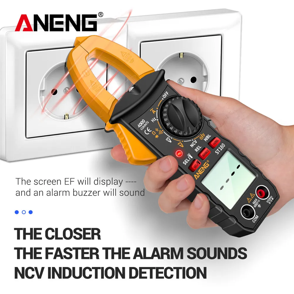 ANENG ST180 Digital AC Current Clamp Meter - Precision & Versatility for Electrical Projects - Image 6