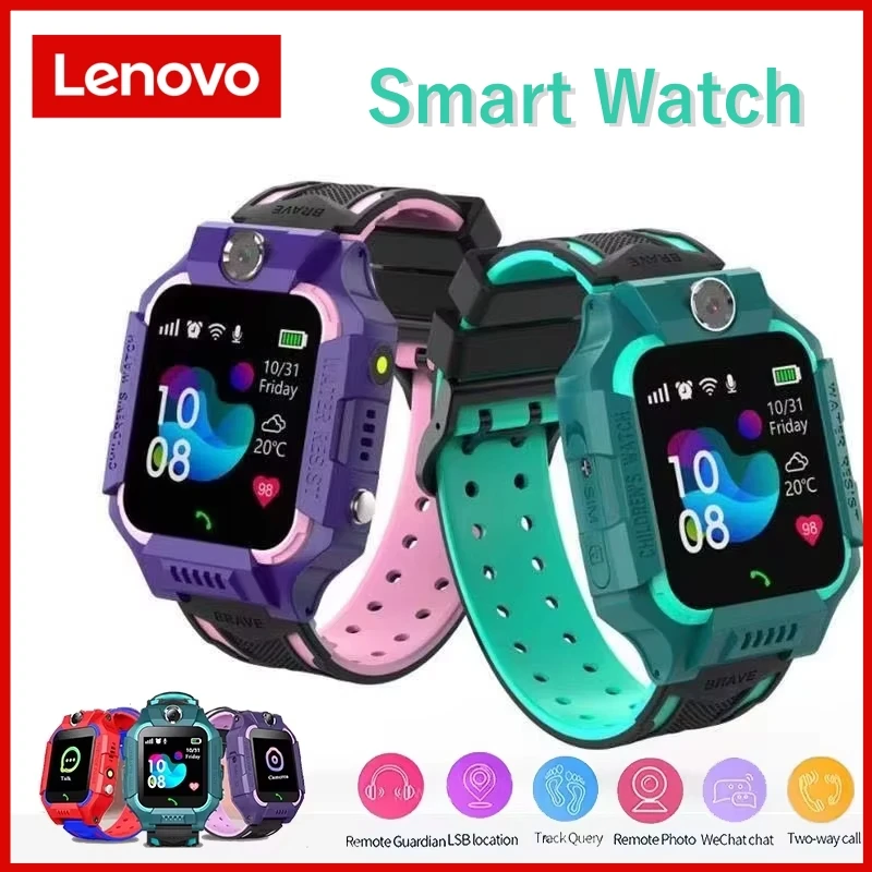 Lenovo Kids Smart Watch - GPS Location Tracker, Waterproof, and Durable