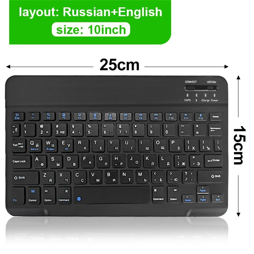 All-in-One Bluetooth Wireless Keyboard and Mouse for iOS, Android, and Windows Tablets - Image 19