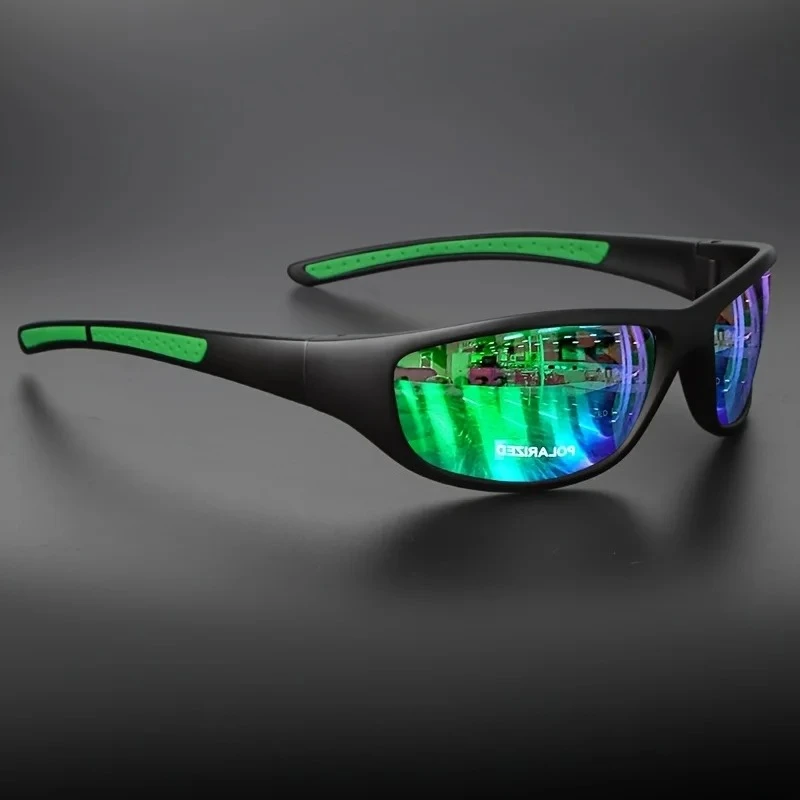 DIXSG Photochromic Polarized Sports Sunglasses with Mirrored Lenses 1027 - Image 5