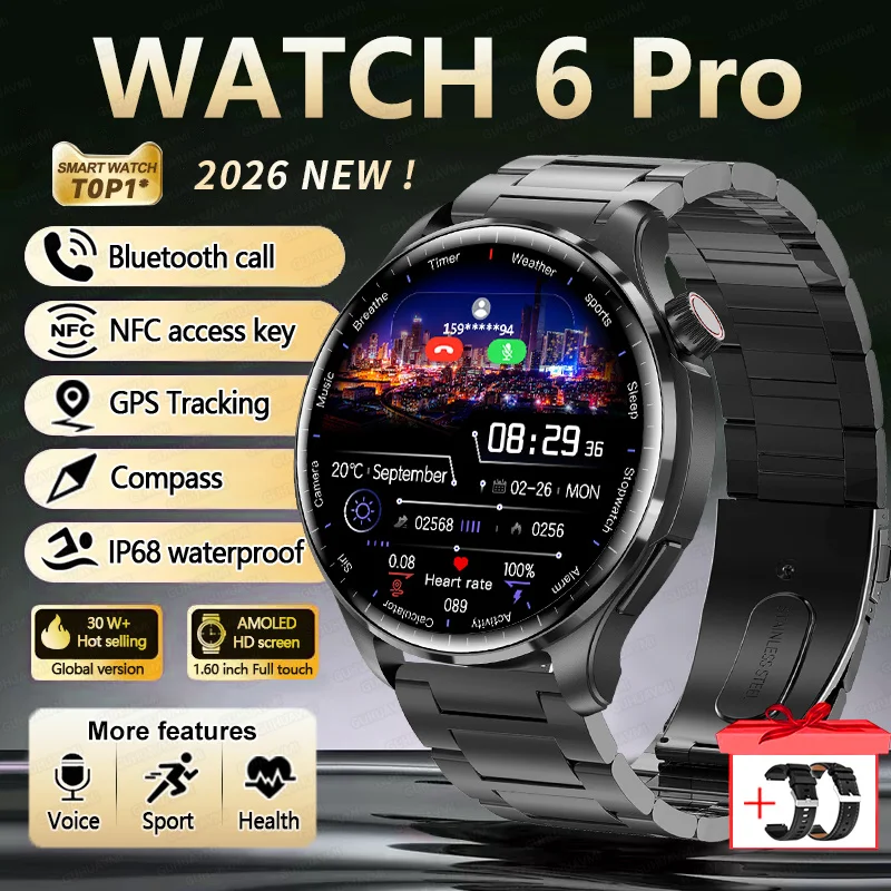 2026 TAVYU GPS SmartWatch - Bluetooth Calling, IP68 Waterproof, AMOLED Display - Image 8