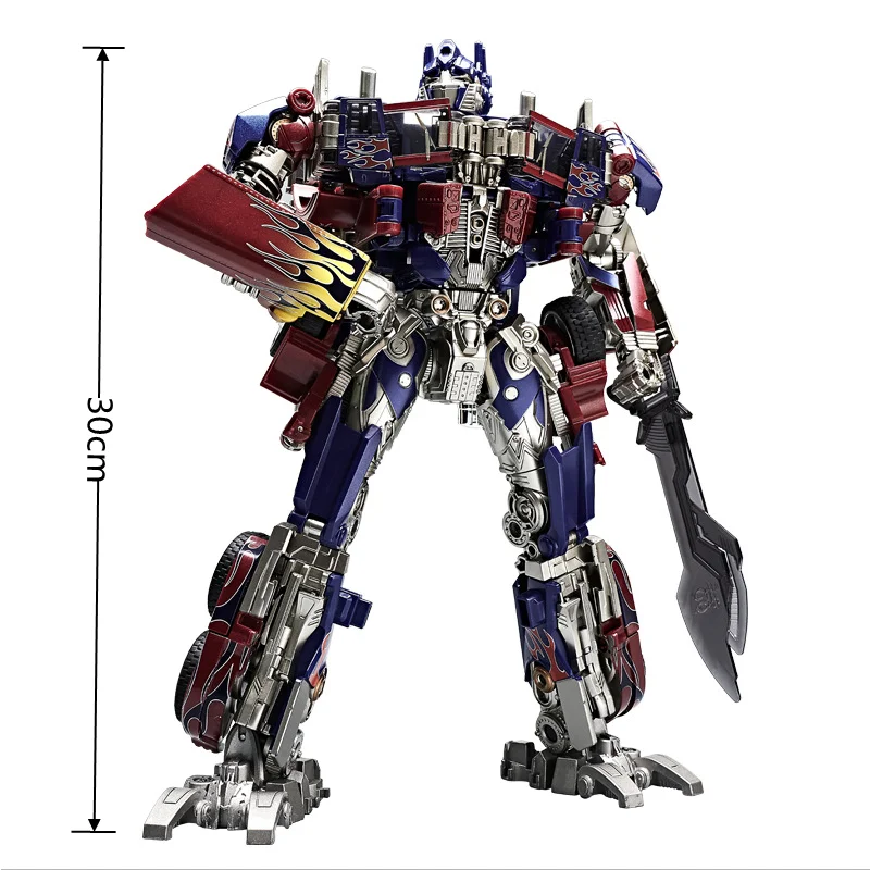 BLOKEES 30CM Transformation Robot Model Toy (Optimus Prime/Bumblebee/Megatron) Alloy Star Commander Truck - Image 5