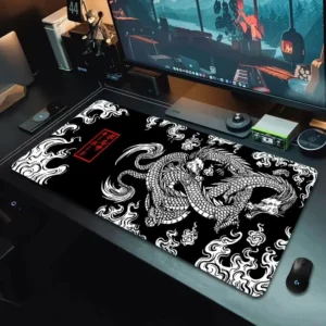 Japanese Dragon Anime Gaming Mouse Pad Speed Desk Mat