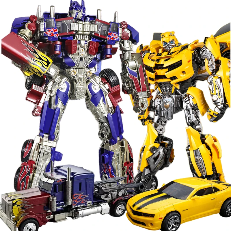 BLOKEES 30CM Transformation Robot Model Toy (Optimus Prime/Bumblebee/Megatron) Alloy Star Commander Truck