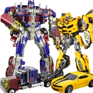 Transformers Optimus Prime & Bumblebee Action Figures - 1/60 Scale Model
