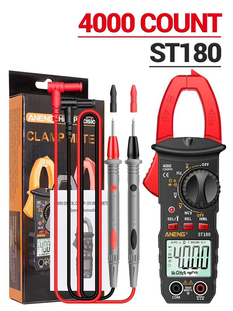 ANENG ST180 Digital AC Current Clamp Meter - Precision & Versatility for Electrical Projects - Image 7
