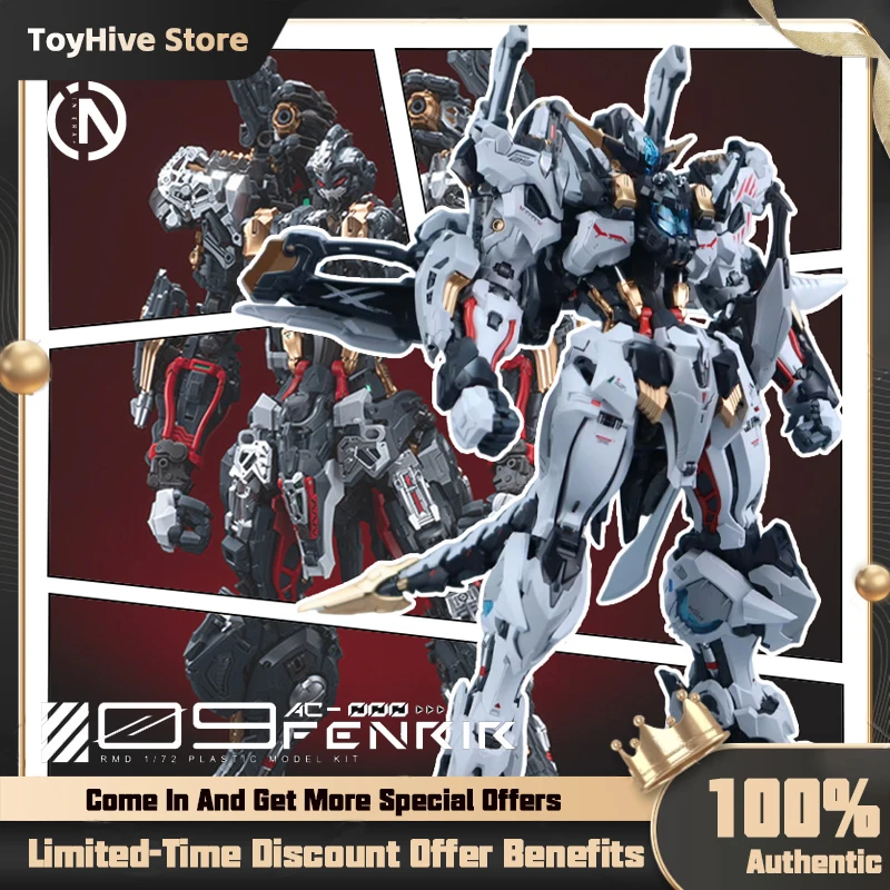 ERA+ RMD 1/72 Fenrir Infinite Dimensions Wolf King Barbatos Alloy Skeleton Model Kit (Unisex)