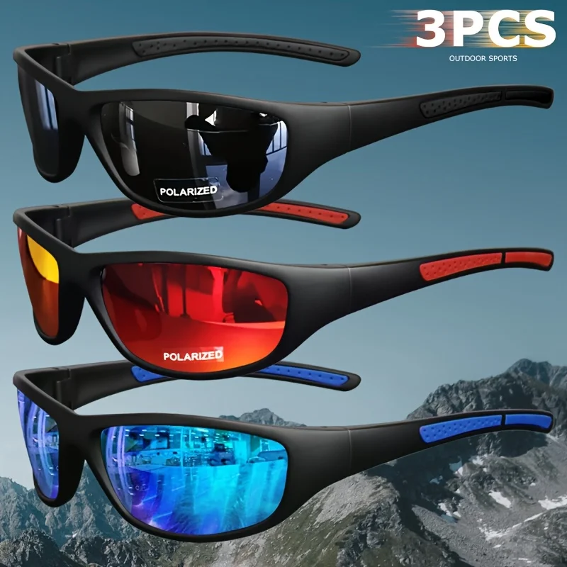 DIXSG Photochromic Polarized Sports Sunglasses with Mirrored Lenses 1027 - Image 10