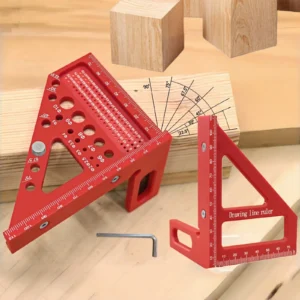 Wnew Multi-Angle Woodworking Square Protractor (1 Pc)