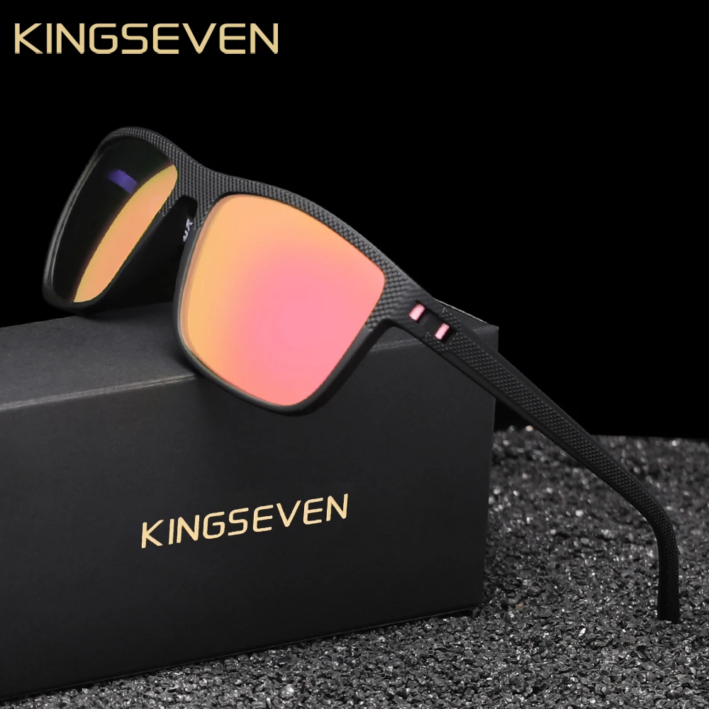 KINGSEVEN Men’s Polarized Square Sunglasses with Protection - Image 7