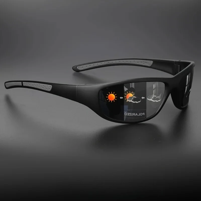 DIXSG Photochromic Polarized Sports Sunglasses with Mirrored Lenses 1027 - Image 7
