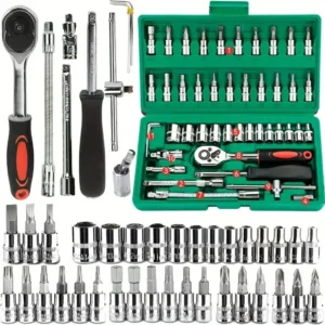 Professional Automotive Ratchet Socket & Wrench Combination Tool Set for Car Repair