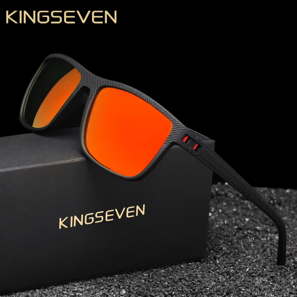KINGSEVEN Men’s Polarized Square Sunglasses with Protection - Image 13