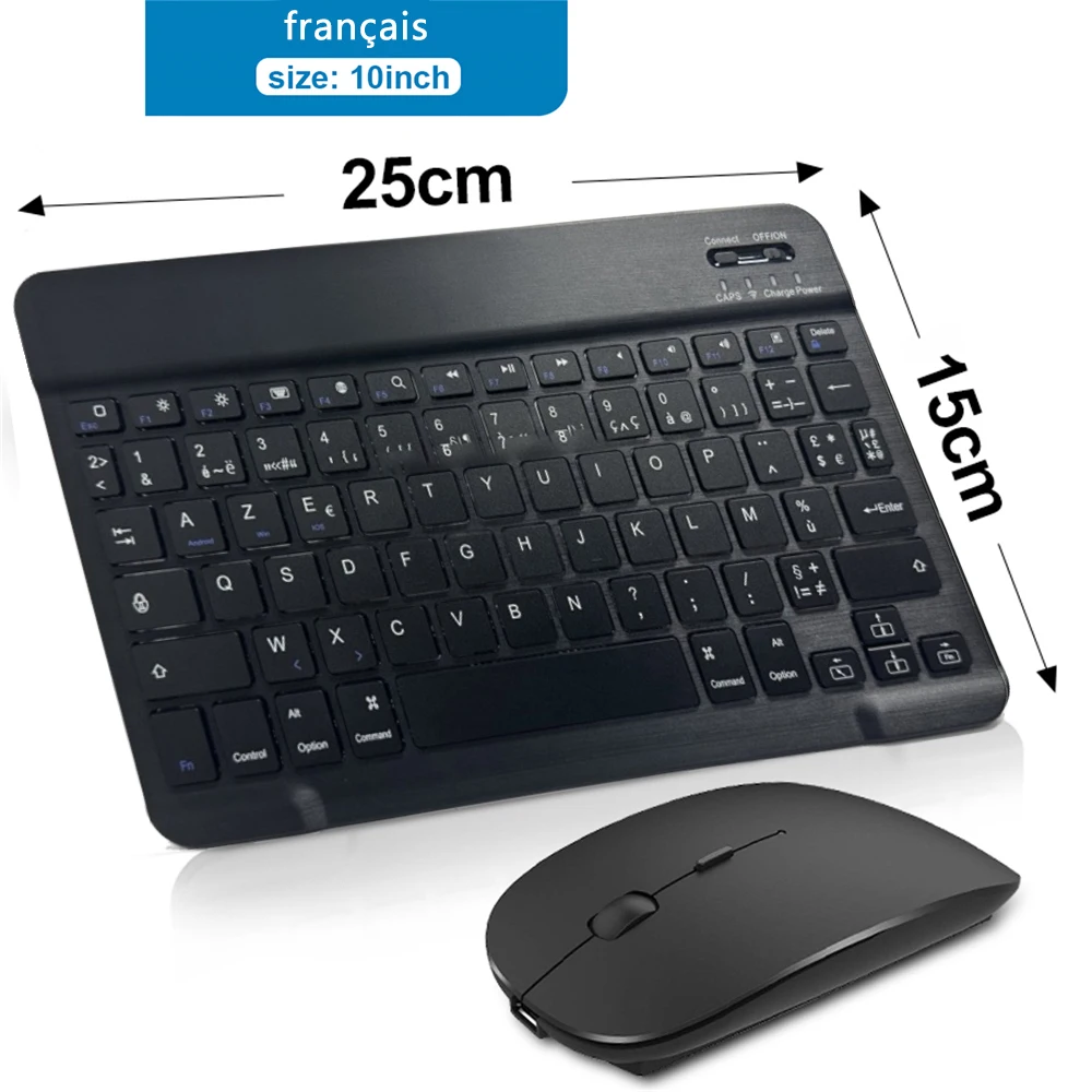 All-in-One Bluetooth Wireless Keyboard and Mouse for iOS, Android, and Windows Tablets - Image 14