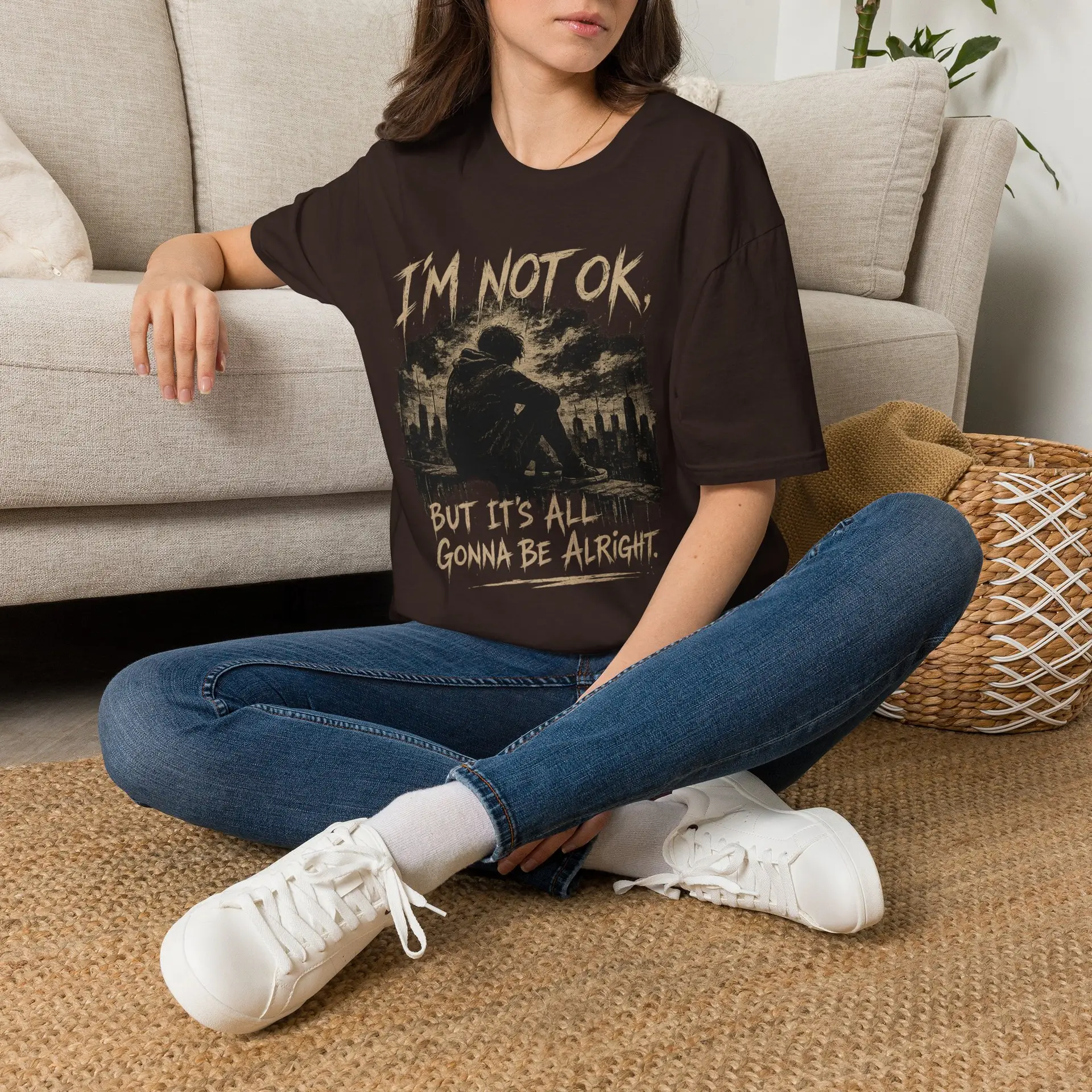 I'm Not OK T-Shirt — Mental Health Awareness Graphic Tee - Image 13