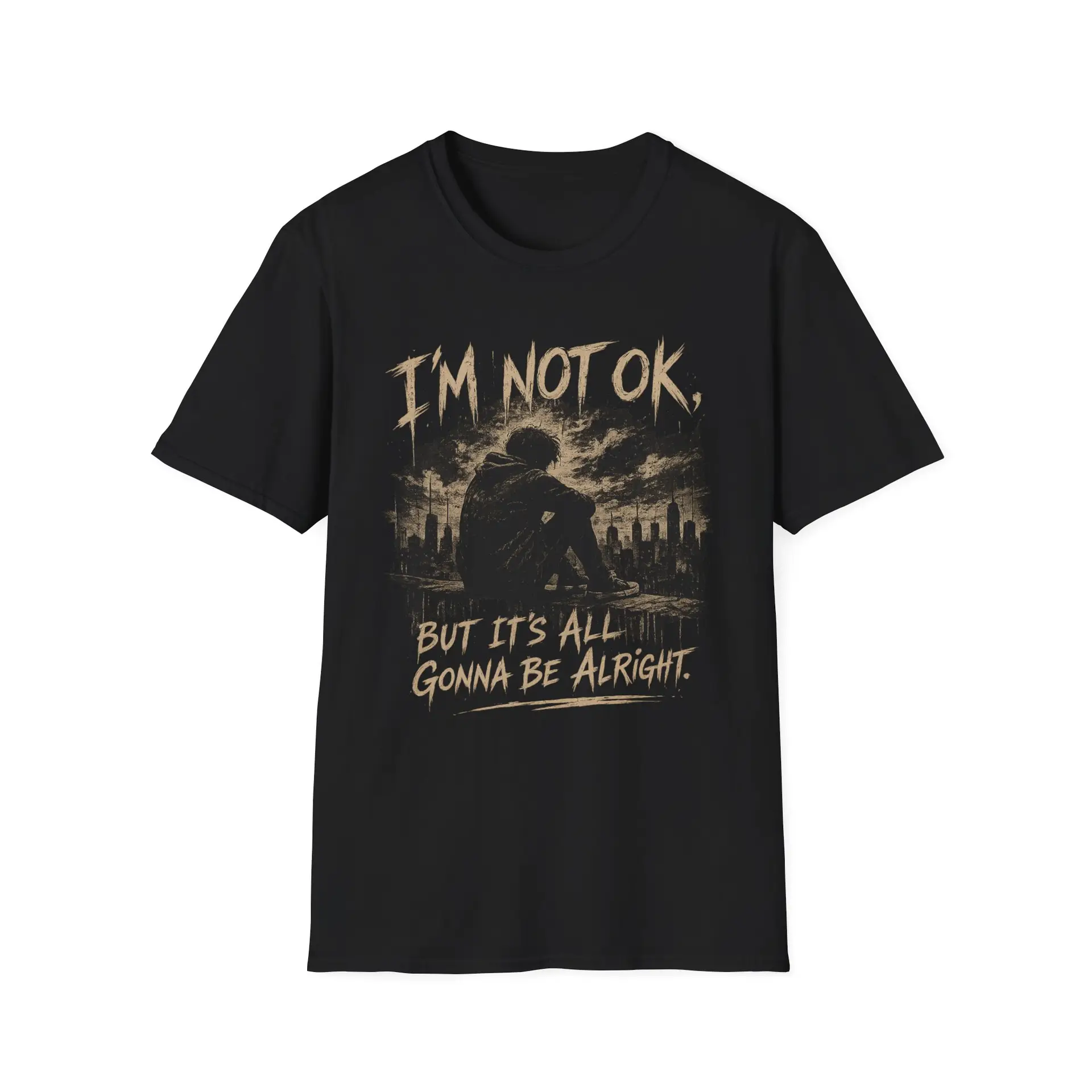 I'm Not OK T-Shirt — Mental Health Awareness Graphic Tee - Image 4