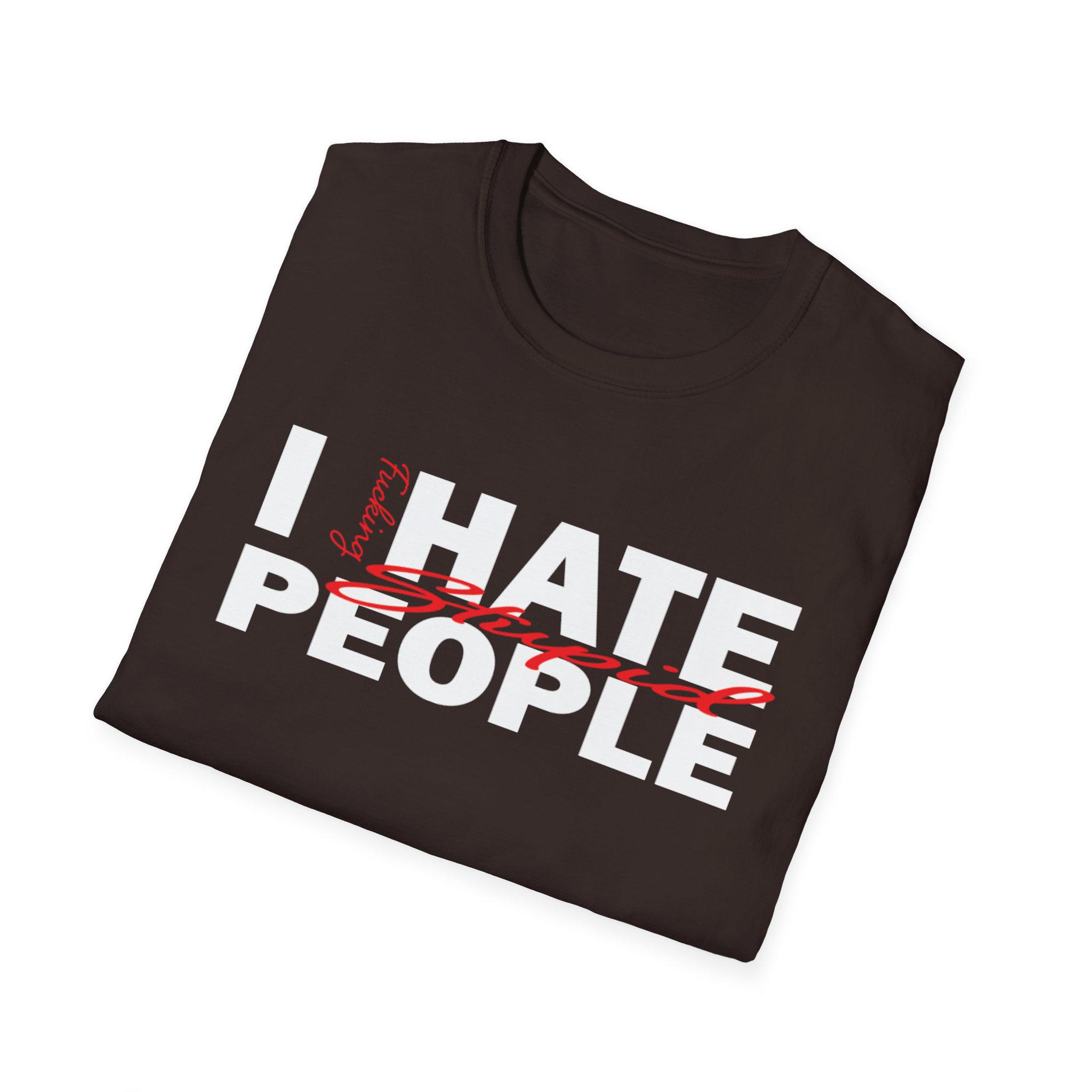 T-Shirt — 'Feeling Stupid' Script Graphic Tee - Image 13