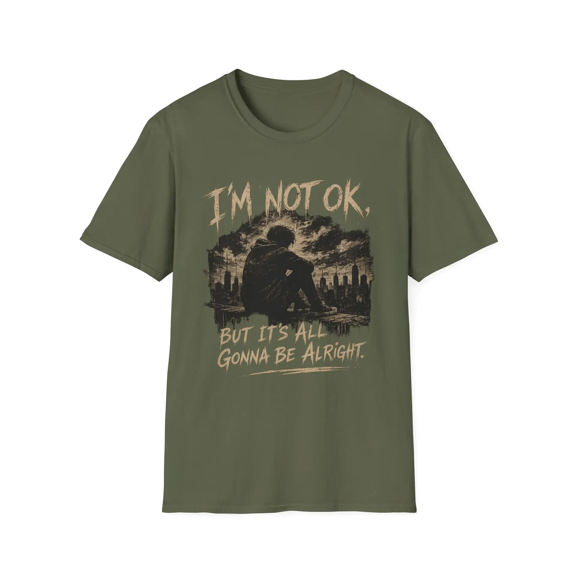 I'm Not OK T-Shirt — Mental Health Awareness Graphic Tee - Image 21