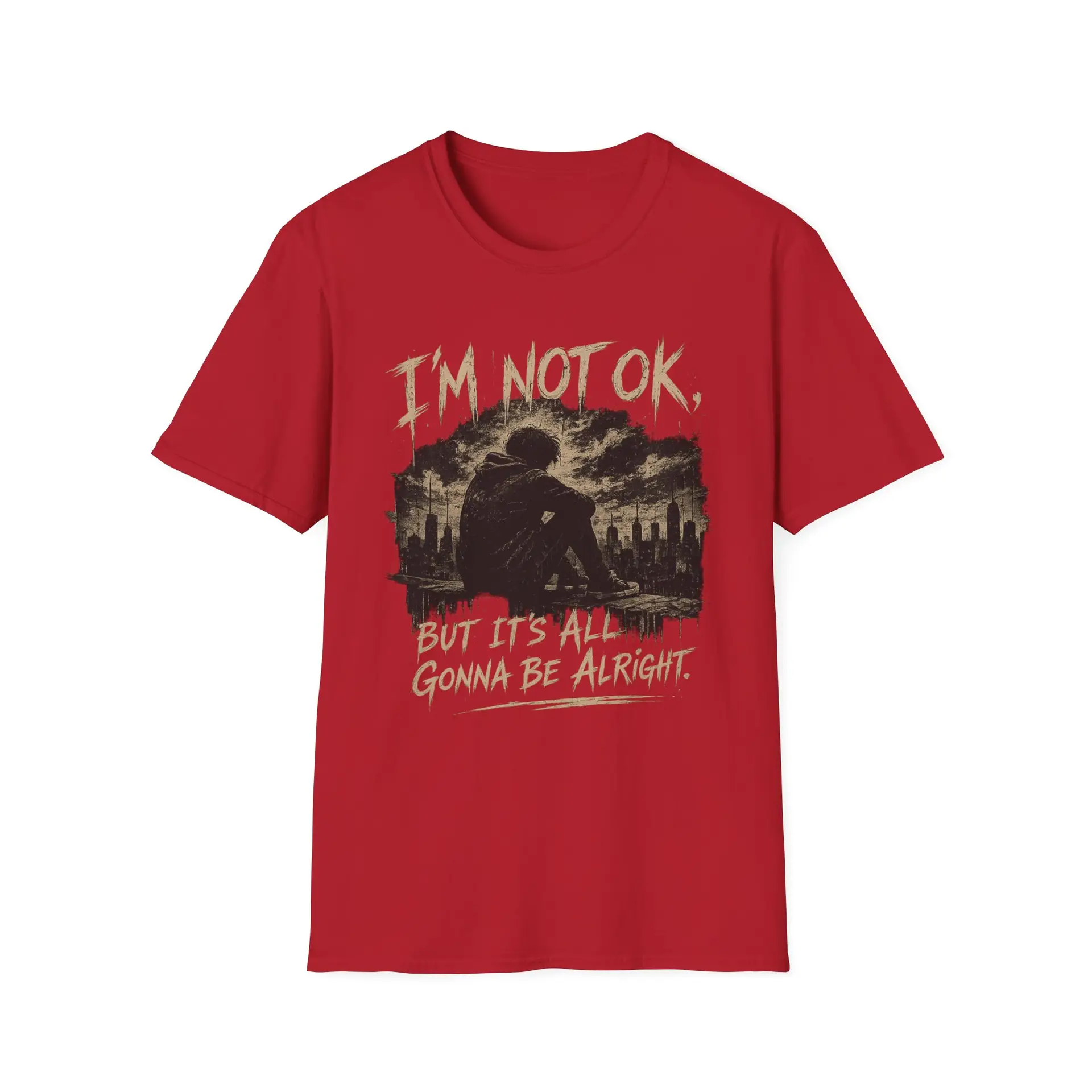 I'm Not OK T-Shirt — Mental Health Awareness Graphic Tee - Image 37