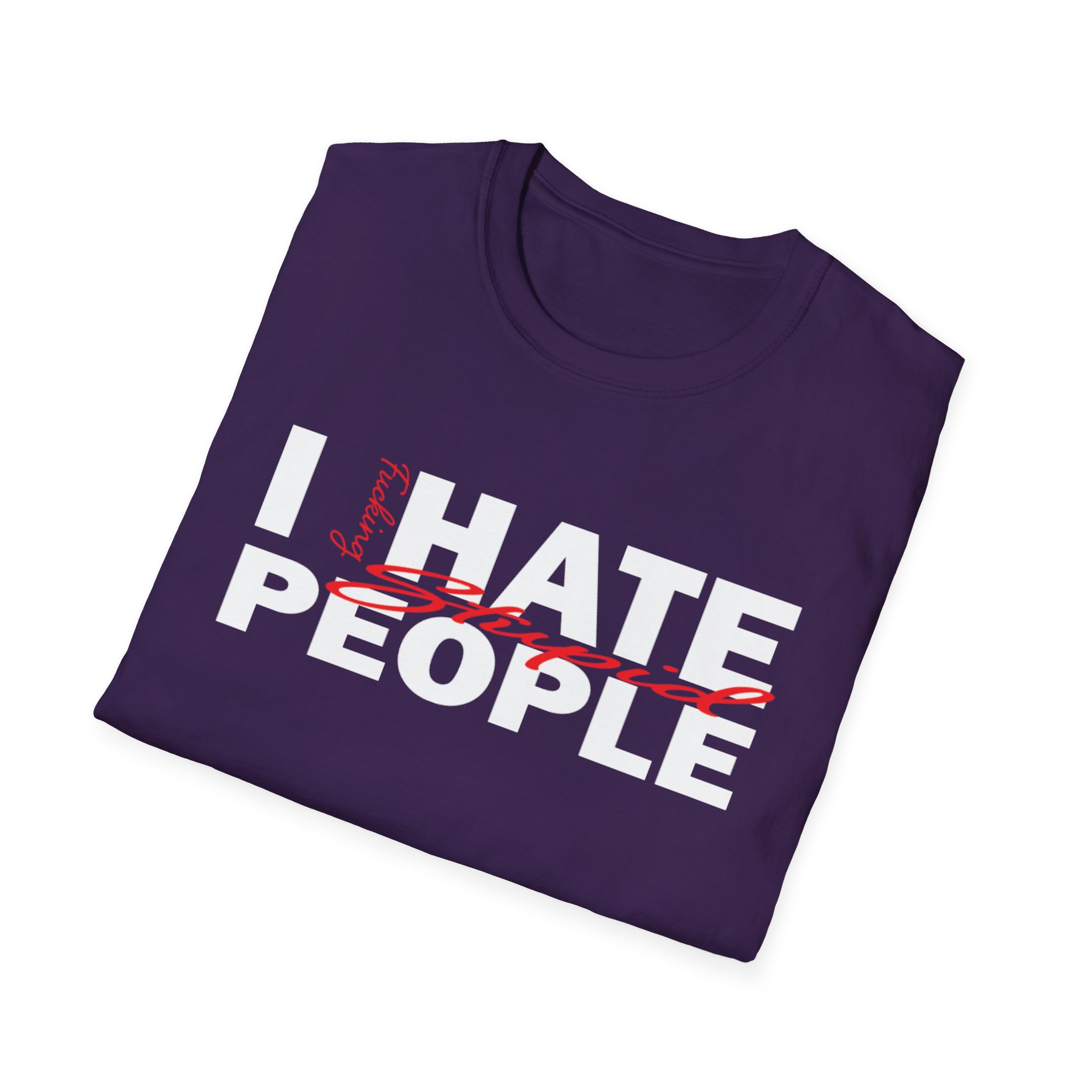 T-Shirt — 'Feeling Stupid' Script Graphic Tee - Image 45