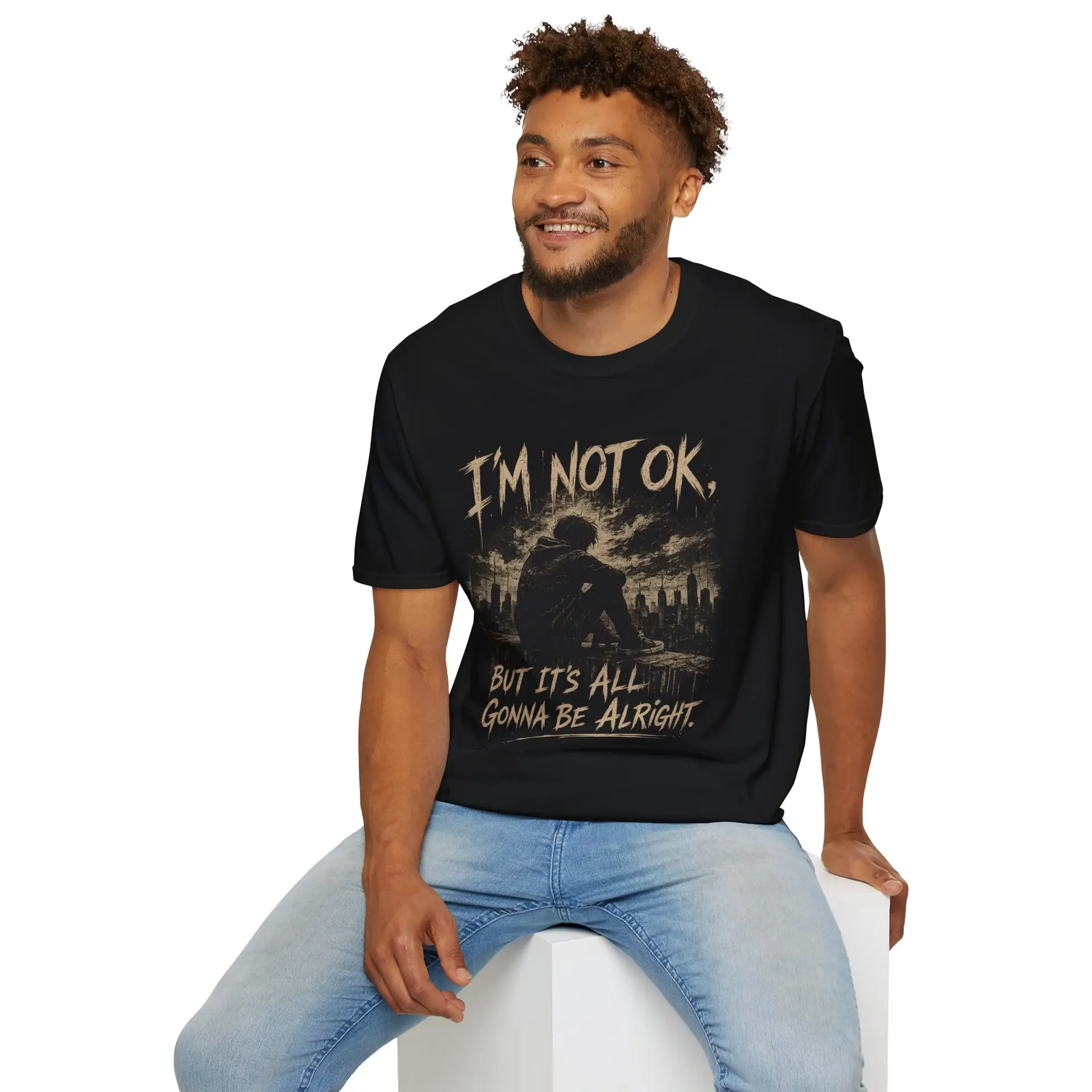I'm Not OK T-Shirt — Mental Health Awareness Graphic Tee - Image 10