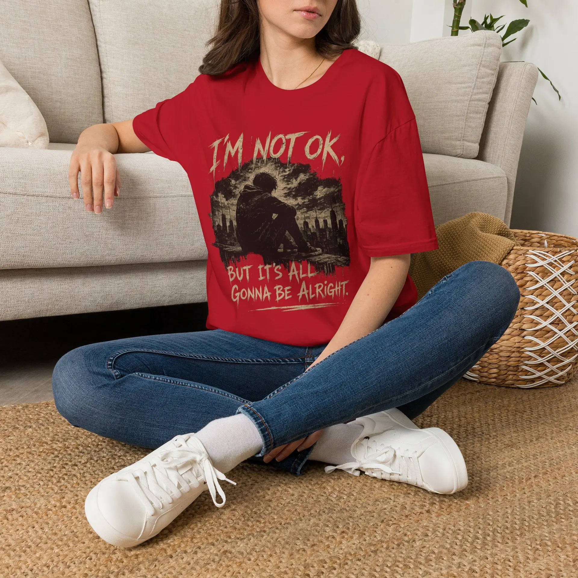 I'm Not OK T-Shirt — Mental Health Awareness Graphic Tee - Image 36